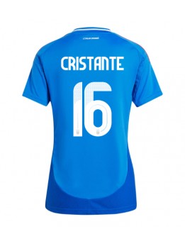 Italien Bryan Cristante #16 Replika Hemmakläder Dam EM 2024 Kortärmad